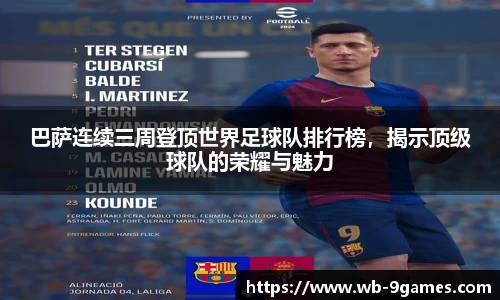 巴萨连续三周登顶世界足球队排行榜，揭示顶级球队的荣耀与魅力
